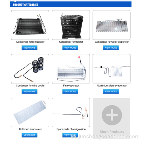 condensador frigorífico para sistema de refrigeración